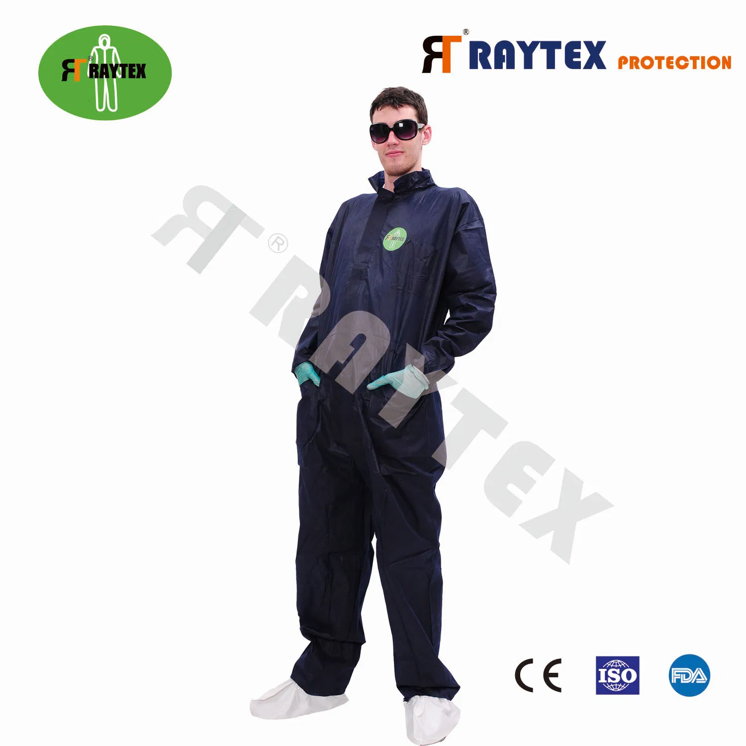 Ropa de trabajo protectora desechable clásica de PP no tejido para venta al por mayor