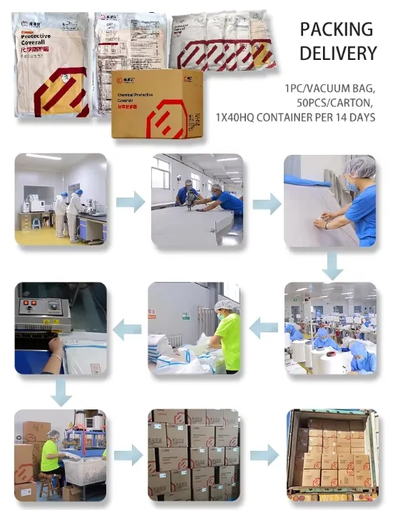 Embalaje y preparación de cajas para entrega