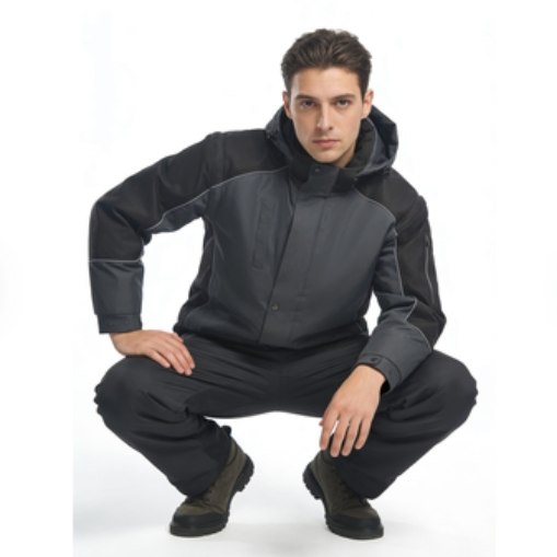 Abrigo acolchado de invierno transpirable para hombre, ropa de seguridad personalizada para soldadura