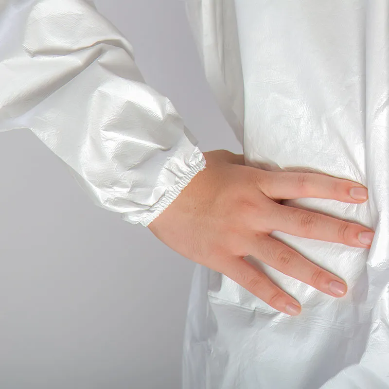 Ropa de Seguridad OEM En14126 Traje de Protección Uniforme de Trabajo Impermeable Ropa Protectora Desechable