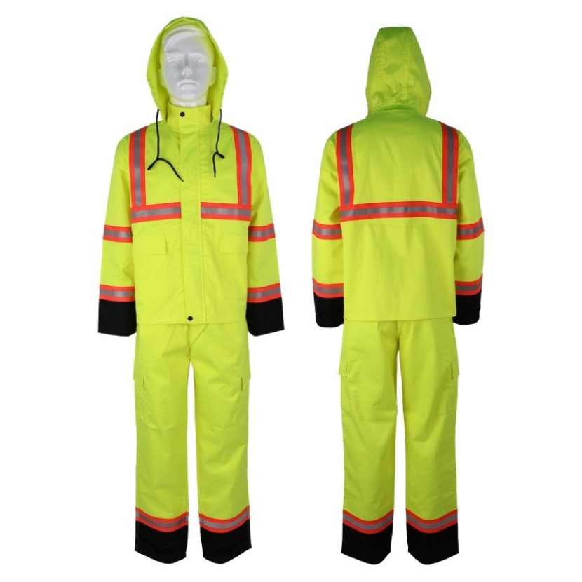 Chaqueta Hi-Vis de seguridad Ropa dos piezas Ropa ignífuga F1218
