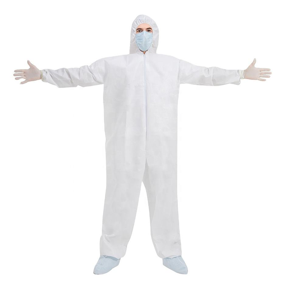 Mono con capucha unisex antiestático, a prueba de polvo, traje de trabajo, ropa de aislamiento químico, ropa de seguridad, resistente al aceite