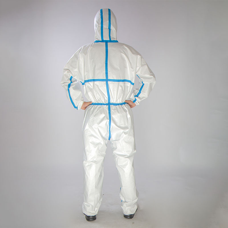 Ropa protectora médica desechable, ropa protectora ligera contra productos químicos
