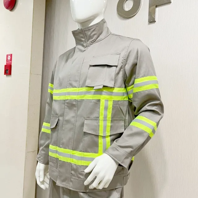Ropa de trabajo retardante de llama, vestimenta protectora de aramida para la lucha contra incendios forestales
