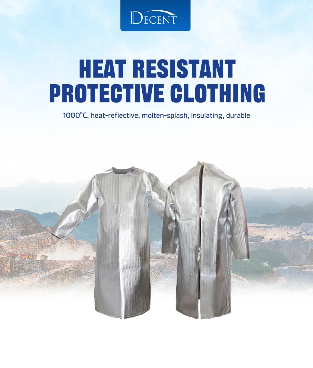 Detalle 1 - 1000°C Ropa Protectora Resistente al Calor