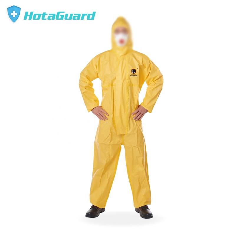 Ropa de protección industrial trajes de aislamiento ropa de protección química para laboratorios químicos