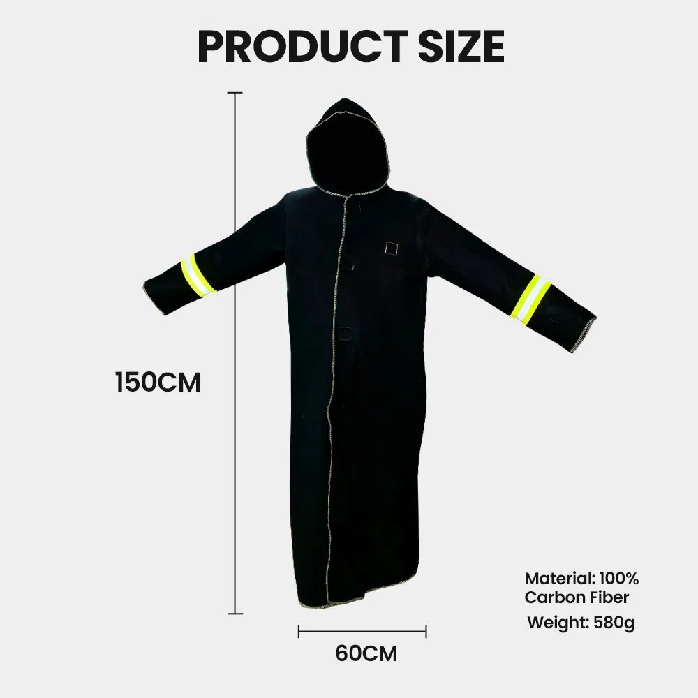 Ropa ignífuga de fibra de carbono preoxidada para la seguridad en la lucha contra incendios y la soldadura