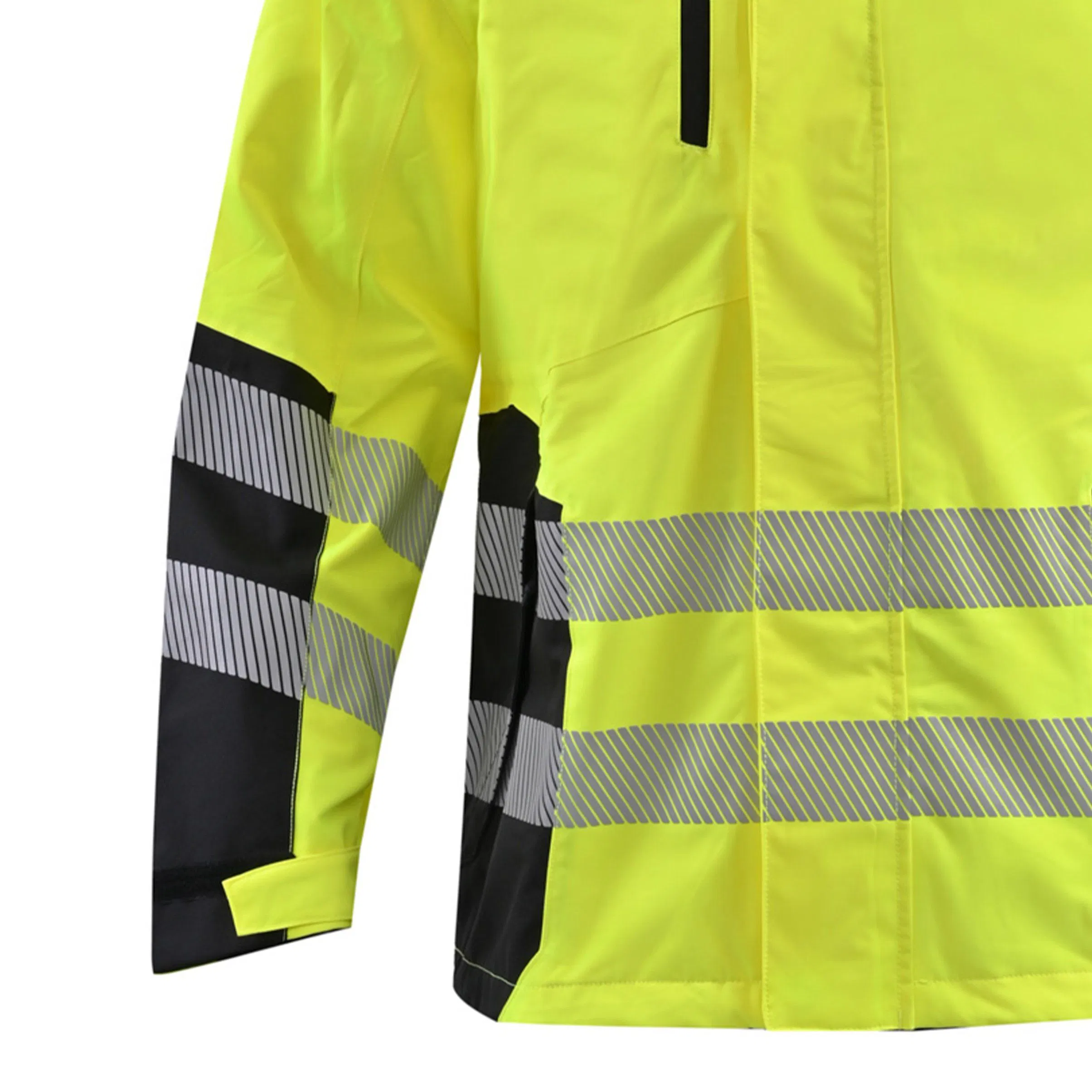 Chaqueta de seguridad de alta visibilidad para trabajo al aire libre, ropa de trabajo protectora para hombres