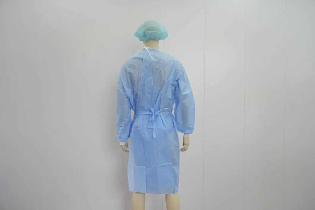 Ropa protectora desechable para profesionales médicos, ropa de aislamiento, ropa de trabajo estándar médica
