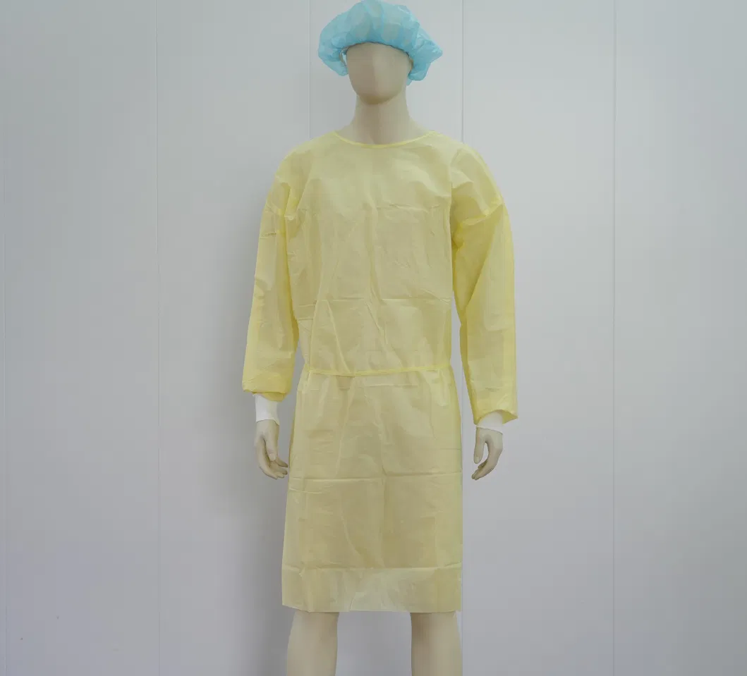 Ropa protectora de grado de esterilización médica con embalaje independiente proporciona tranquilidad