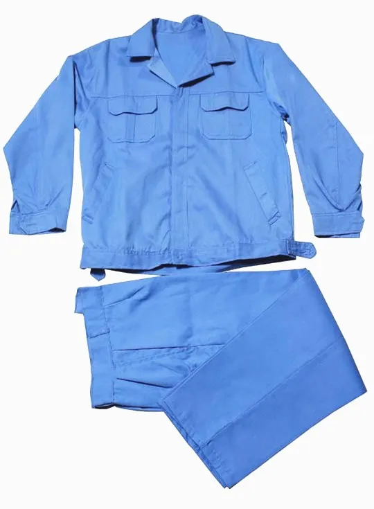 Ropa de trabajo protectora de buena calidad, mono de seguridad azul marino