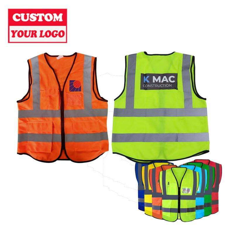 Ropa de trabajo de alta visibilidad, ropa de seguridad, impermeable, personalizada