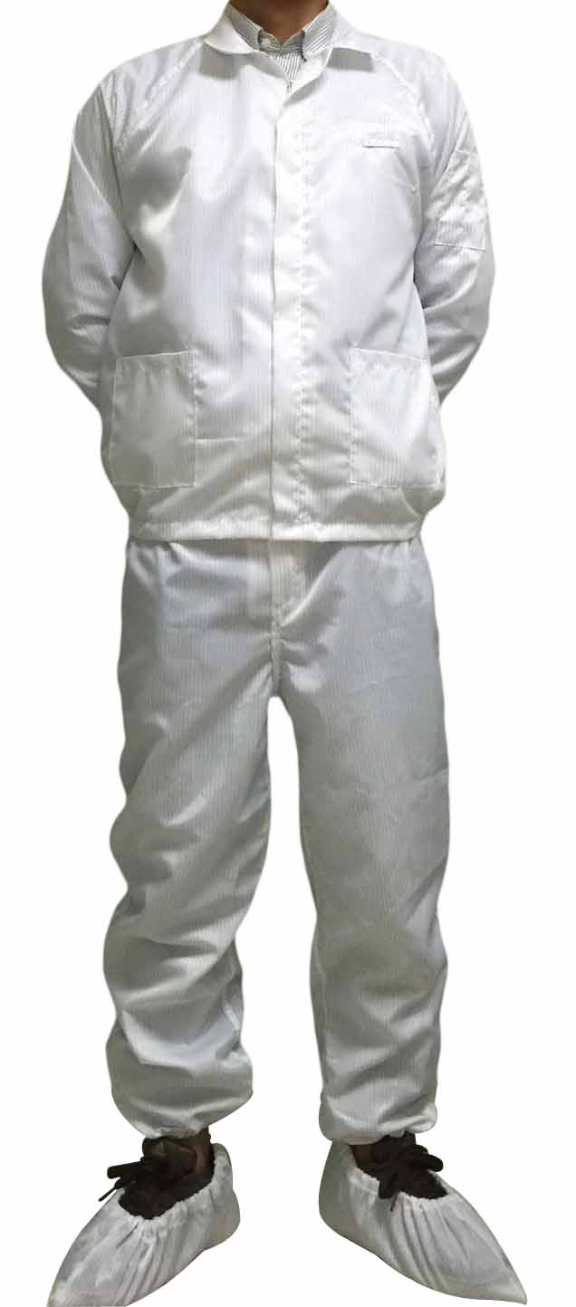 Limpieza de ropa de trabajo ESD para venta al por mayor, mono de limpieza antiestático