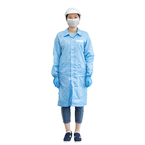 Chaquetas de laboratorio ESD de poliéster uniforme de trabajo ropa de seguridad chaqueta ropa de trabajo para hombres con gorra
