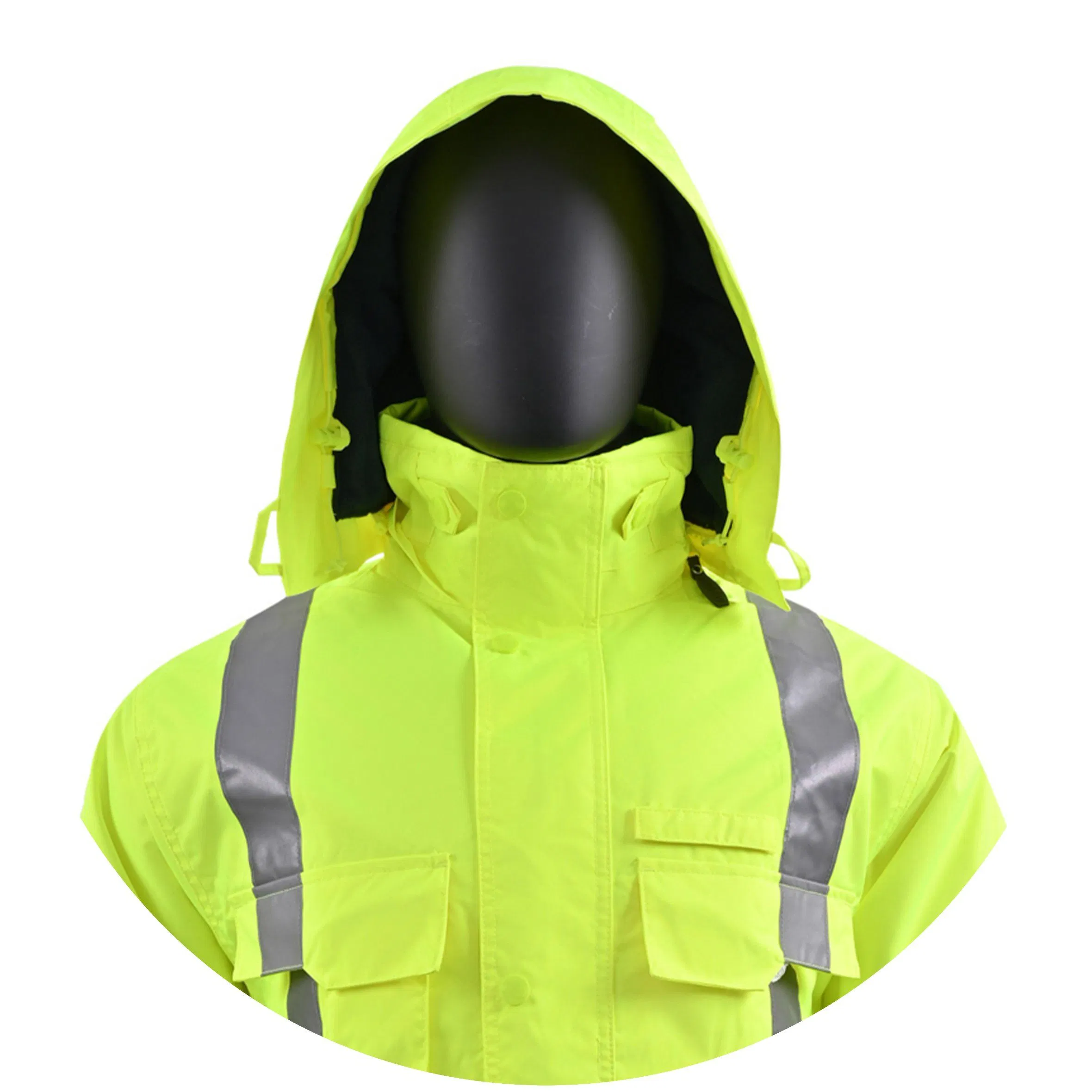 Chaqueta de alta visibilidad profesional para seguridad, ropa de trabajo protectora al aire libre