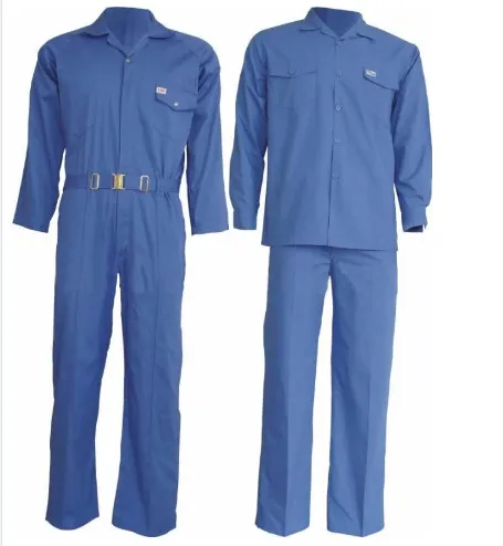 Ropa de trabajo protectora de buena calidad, mono de seguridad azul marino