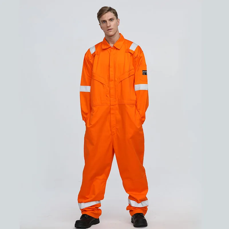 Mono de piloto de aramida anti-flama, uniforme de soldadura, seguridad contra incendios, protección industrial contra arco eléctrico, overoles rojos, ropa de trabajo, equipo de protección personal