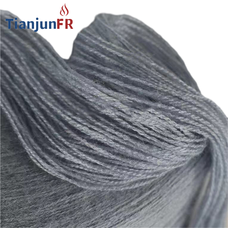 Ropa de fibra modacrílica, algodón y nylon resistente al fuego para protección retardante de llamas