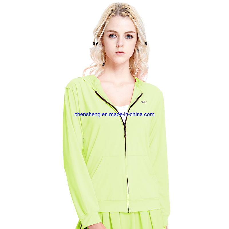 Ropa de Verano para Mujeres, Chaqueta Protectora Solar UV50 Estilosa, Ligera, Transpirable y Fresca para la Playa, Ropa Exterior a Prueba de Sol