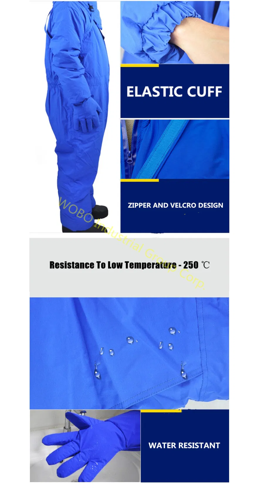 Detalle botas y guantes criogénicos