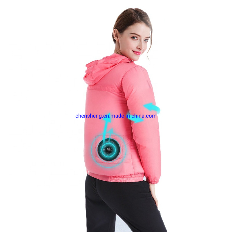 Ropa de enfriamiento unisex a bajo precio, protectora del sol, con aire acondicionado para el verano al aire libre