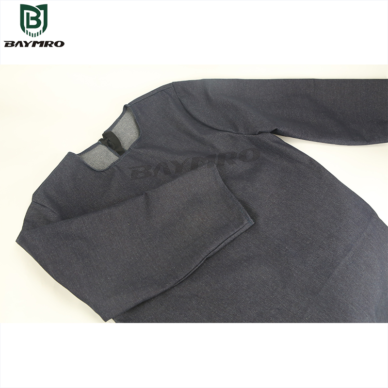 Ropa de soldador reversible de cuero de vaca, ropa protectora ignífuga, ropa de trabajo para soldadores En 13911