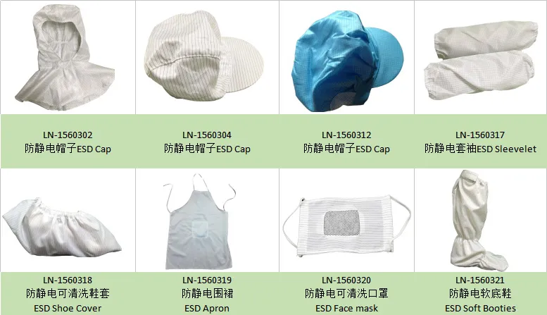 Limpieza de ropa de trabajo ESD para venta al por mayor, mono de limpieza antiestático