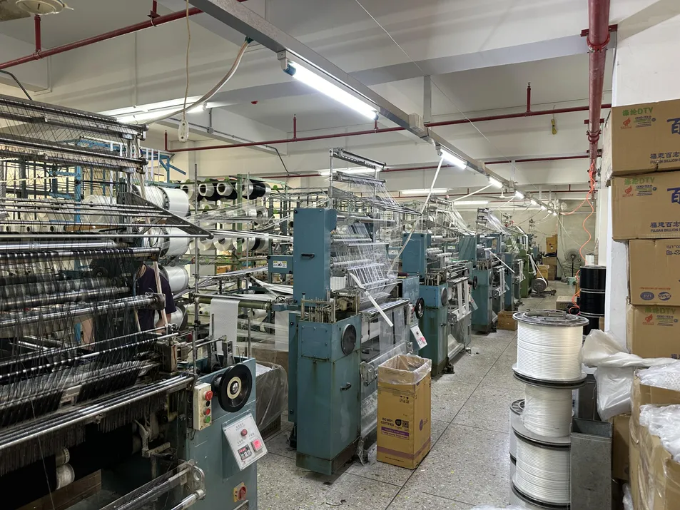 La línea de producción de ropa interior