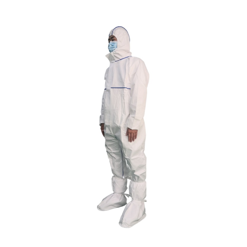 Ropa médica Guardwear Type5b/6b transpirable, impermeable y antistática de un solo uso, blusas de protección, ropa médica protectora