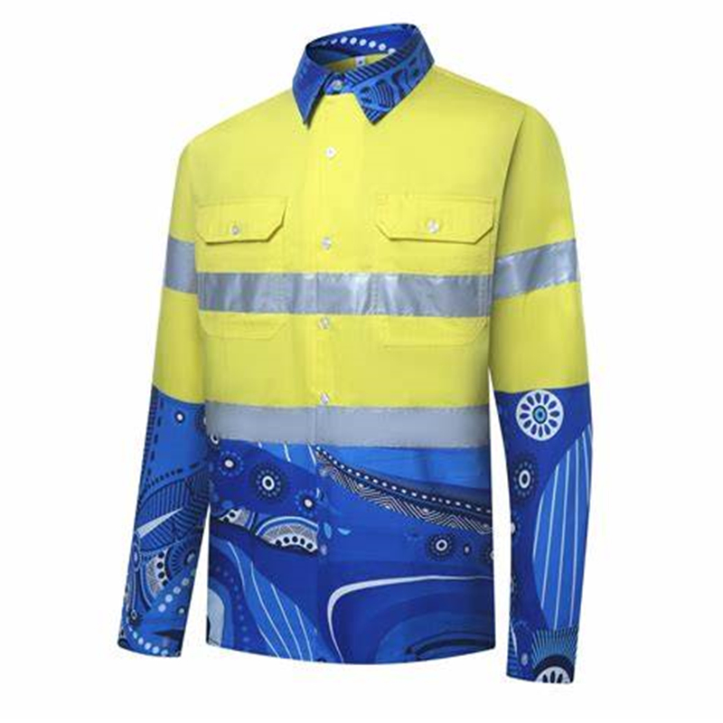 Camisas de alta visibilidad PPE industriales reflectantes para exteriores, ropa de trabajo para petróleo y gas