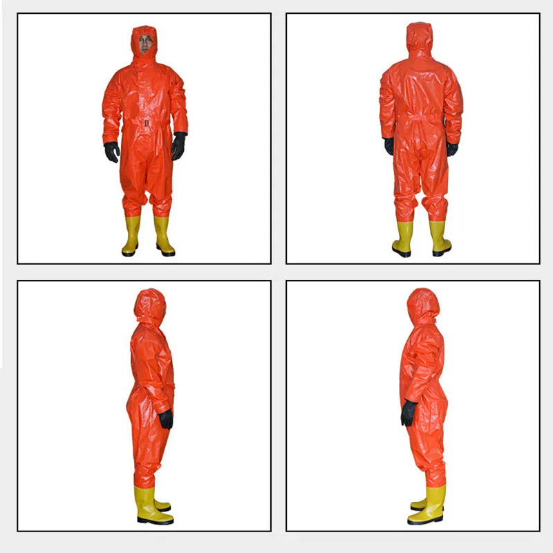 Traje Protector Químico Ligero Resistente a Ácidos y Aceites Ropa de Seguridad