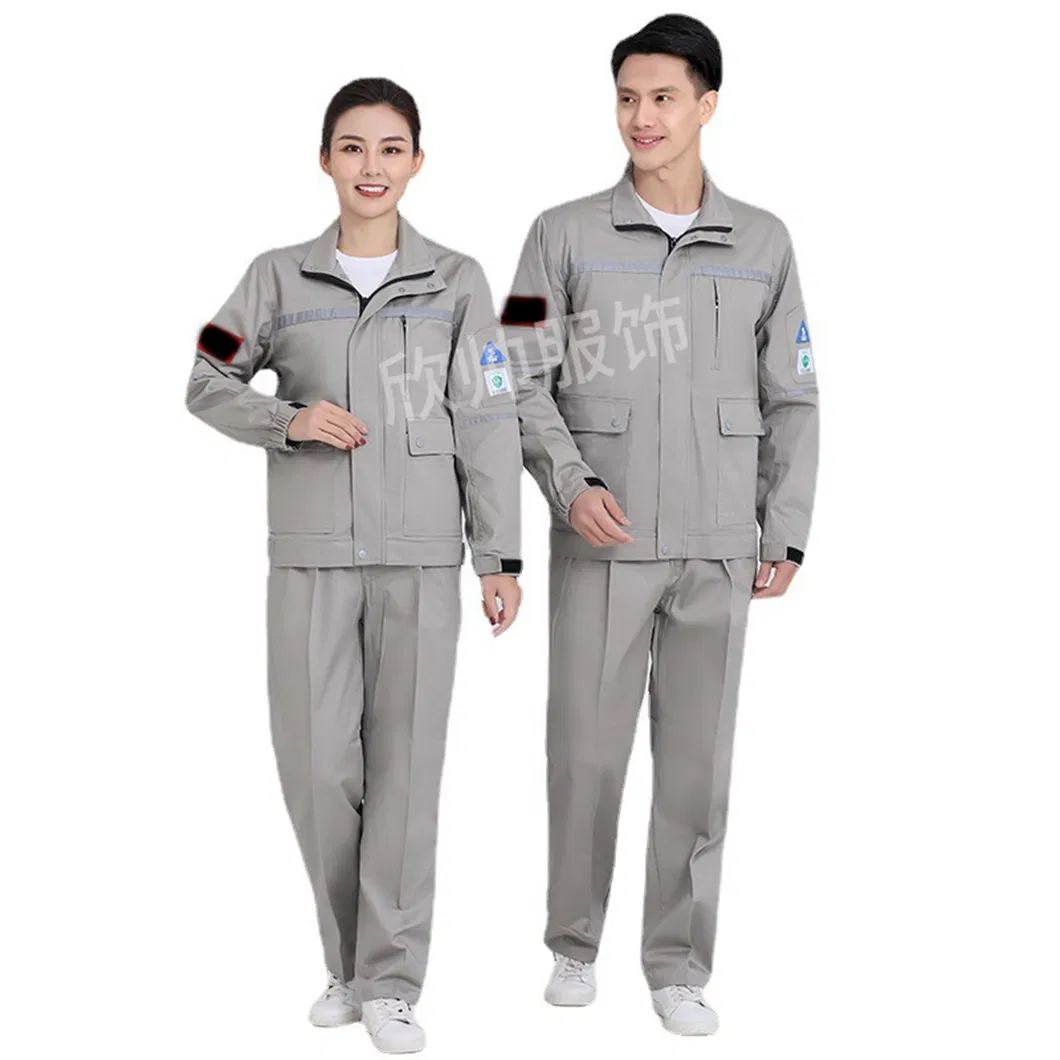 Ropa de trabajo de algodón 100% resistente al fuego, retardante de llama y antiestática