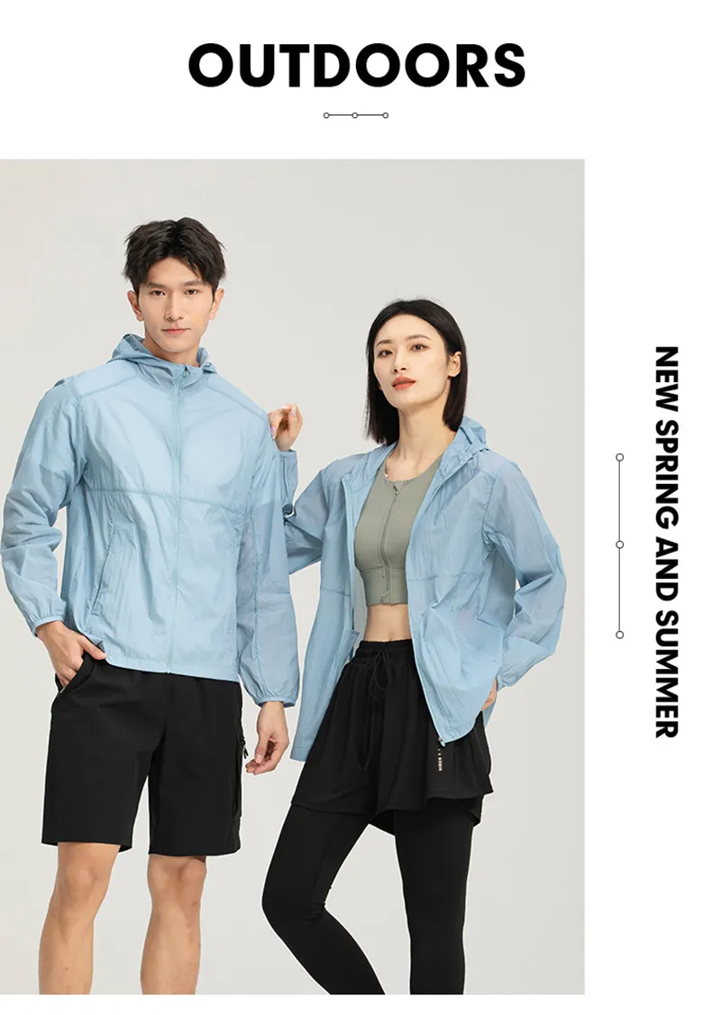 Ropa de protección solar UPF 40 para hombres y mujeres activos al aire libre