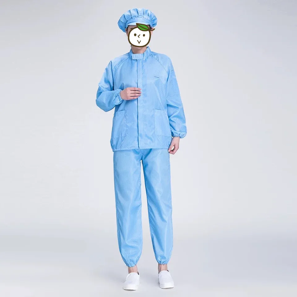 Abrigo de laboratorio limpio ESD ropa antiestática prendas