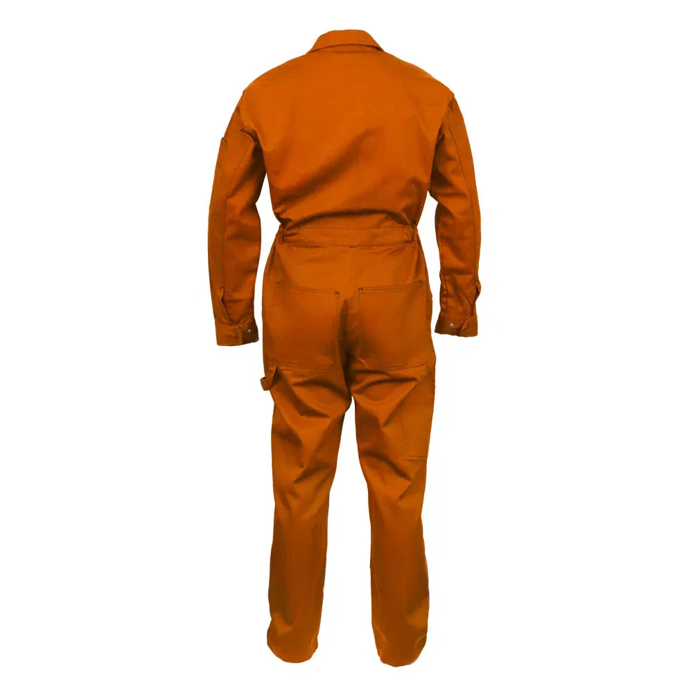 Ropa de trabajo de algodón resistente a las llamas personalizada 100% uniforme de seguridad HRC2 Fr
