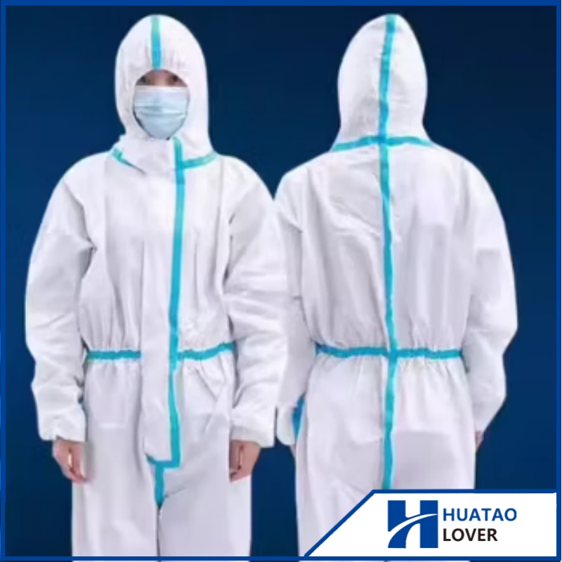 Ropa protectora desechable impermeable de alta calidad sin tejer