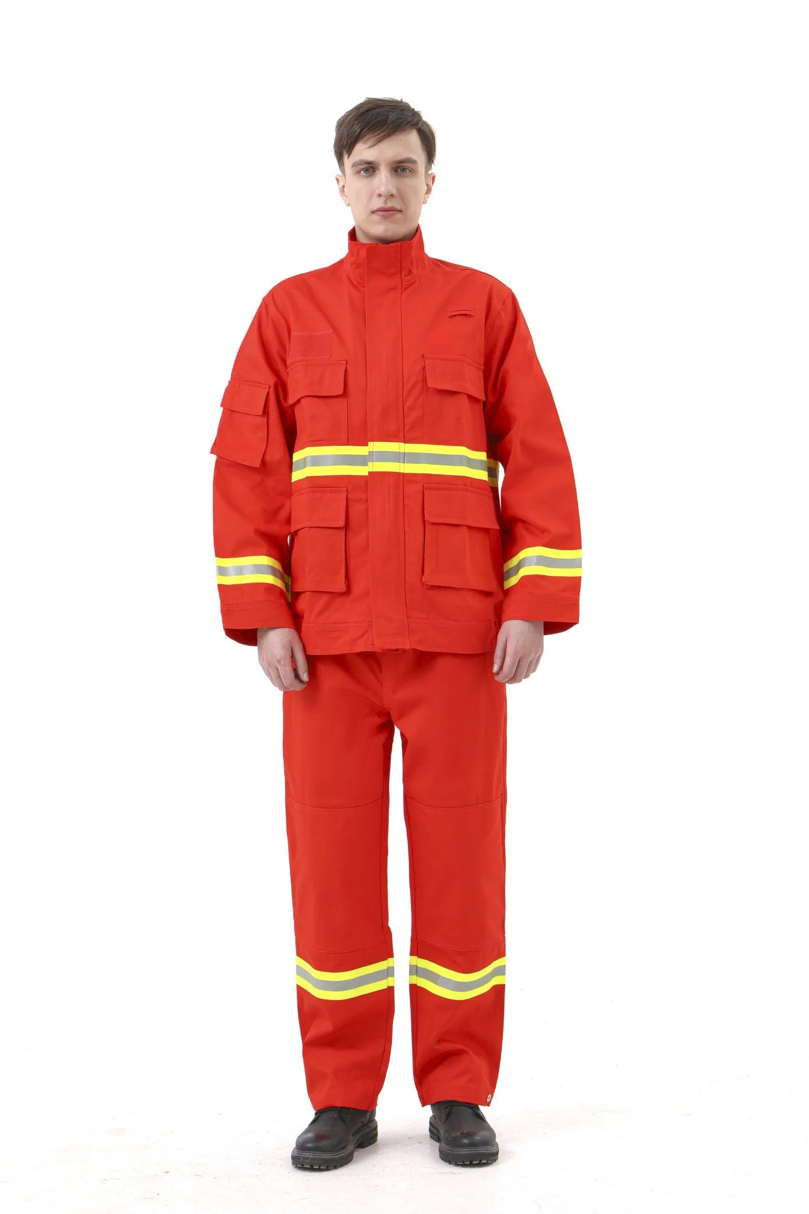 Cubierta de cinta reflectante resistente al fuego, ropa de trabajo funcional y protectora