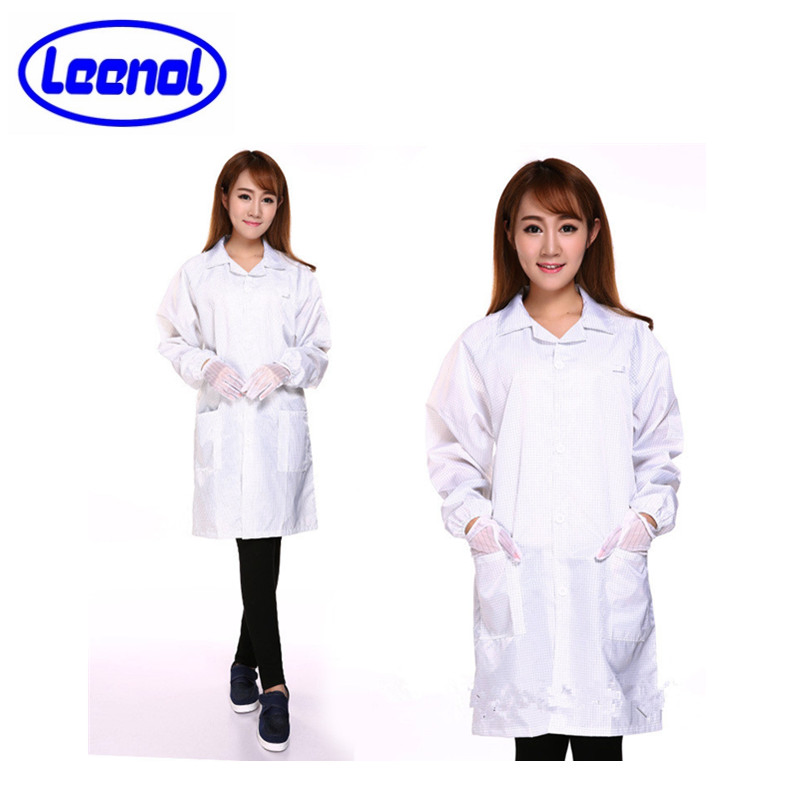 Leenol-1560101 Ropa ESD de malla, ropa libre de polvo, ropa antistática para sala limpia