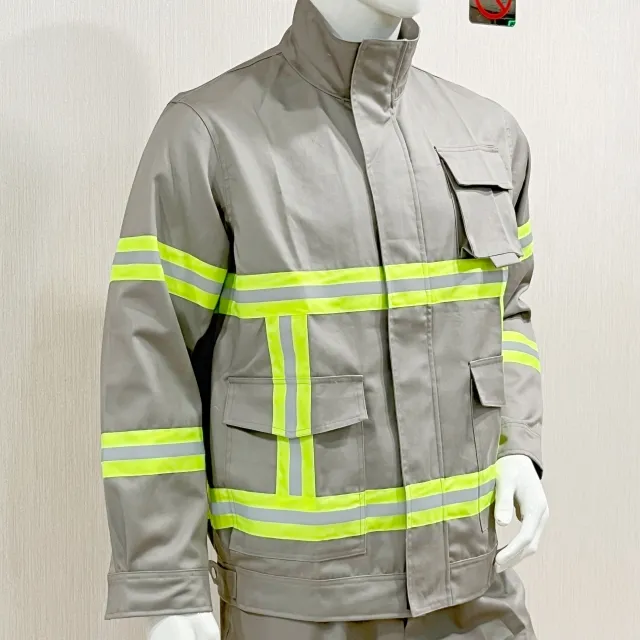 Ropa de trabajo retardante de llama, vestimenta protectora de aramida para la lucha contra incendios forestales