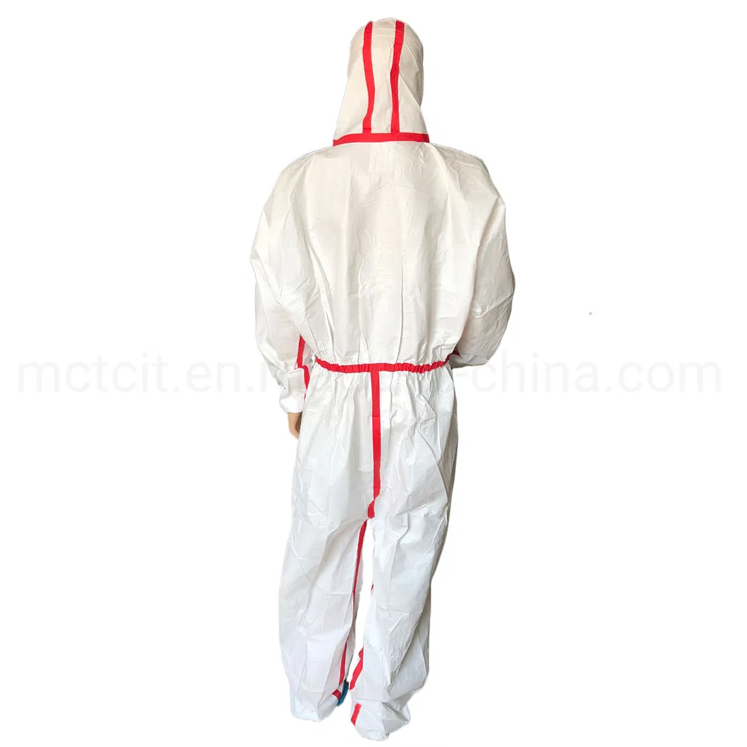 Ropa protectora desechable laminada de no tejida para protección química industrial