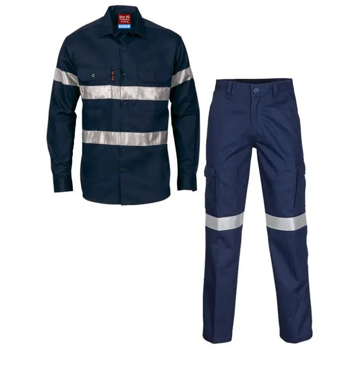 OEM Mans Otoño reflectante de seguridad de Protección al Aire Libre ropa ropa de trabajo para la construcción