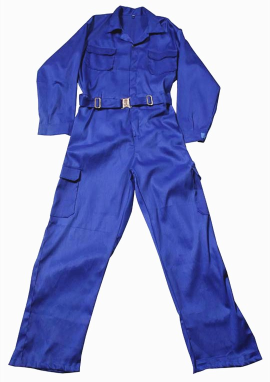 Ropa de trabajo protectora de buena calidad, mono de seguridad azul marino