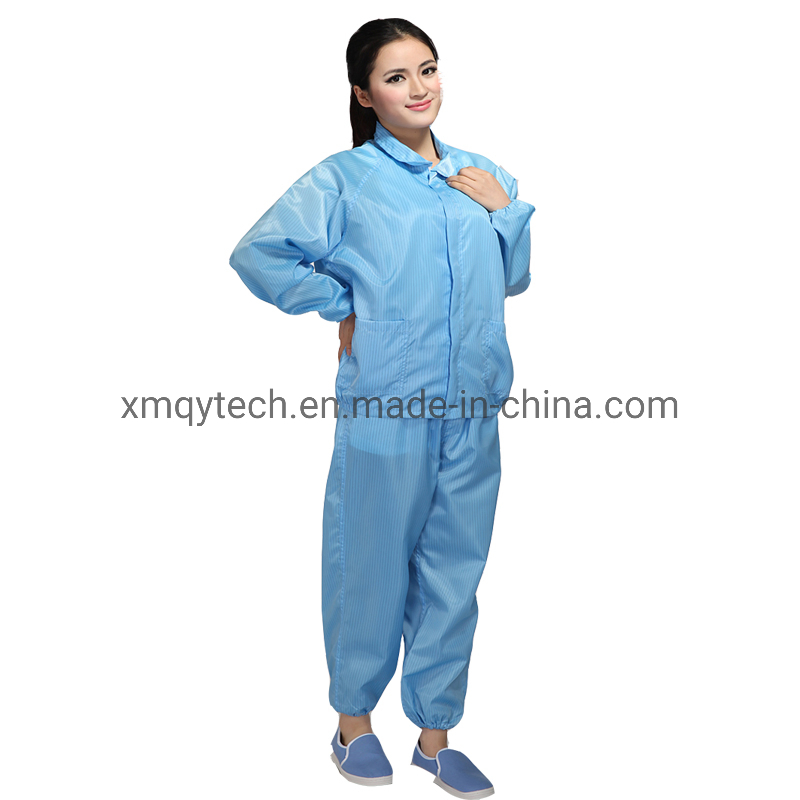 Ropa de trabajo cómoda para sala limpia, ropa de seguridad ESD para laboratorio