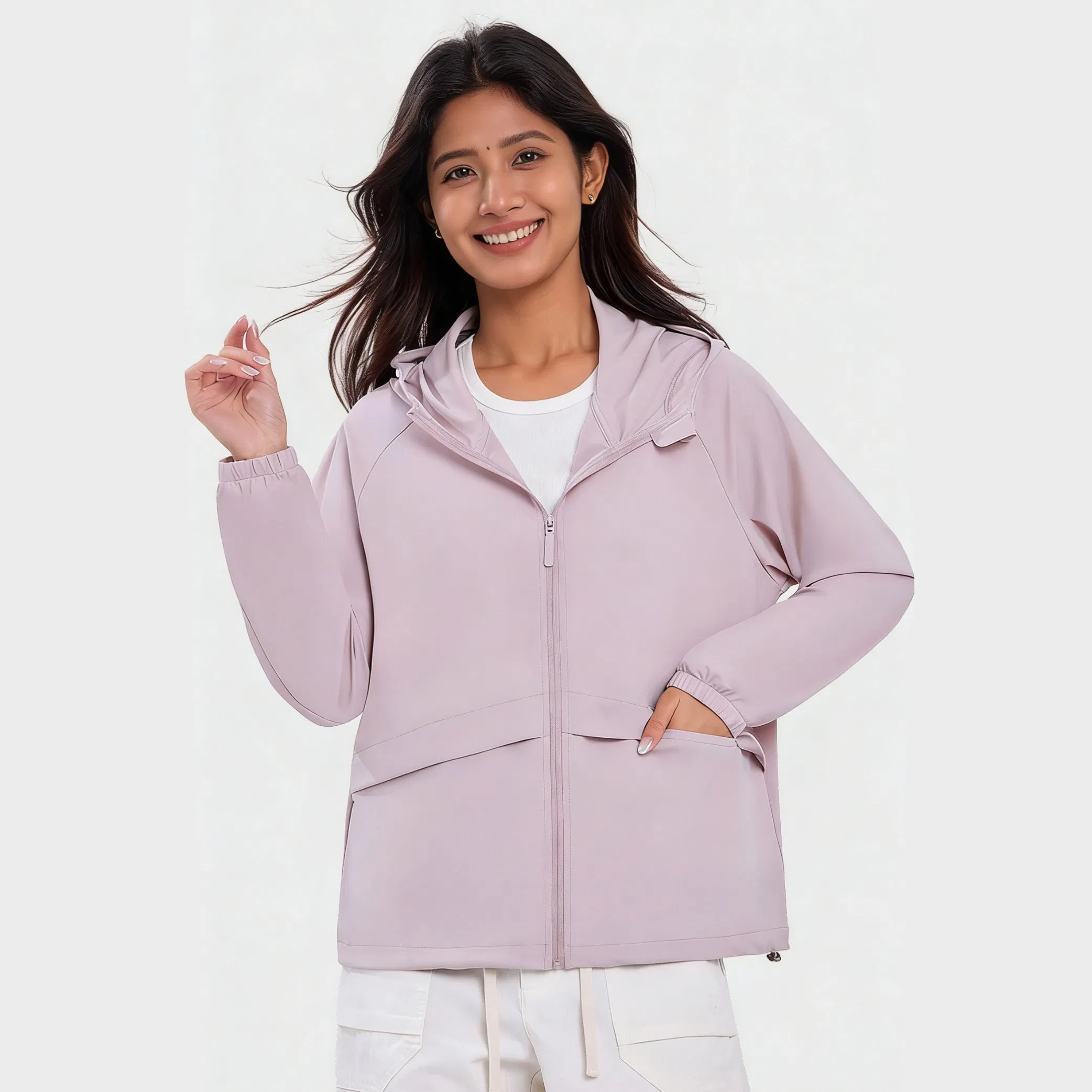 Ropa de Protección Solar para Mujeres Ropa con Capucha Protectora de Piel Upf 50+ UV
