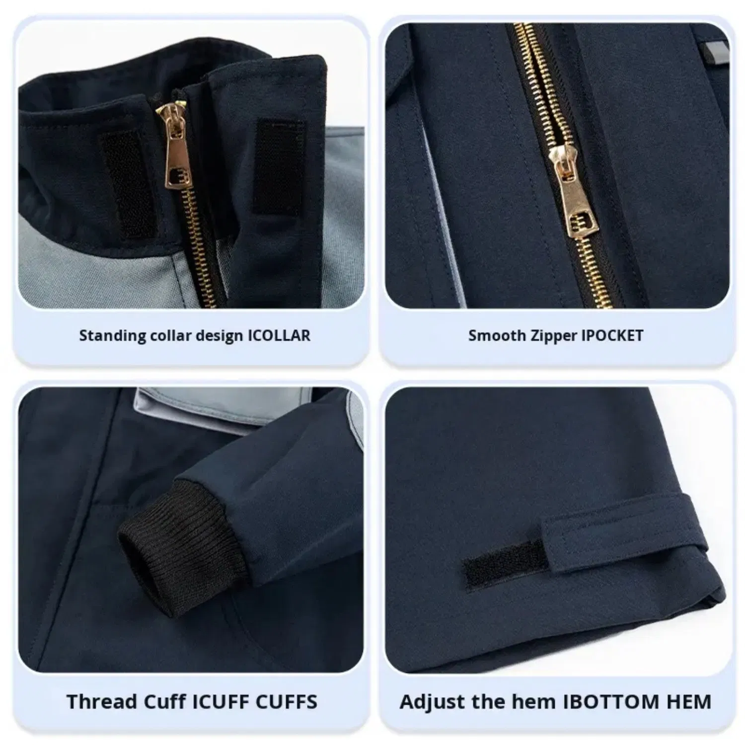 Fabricante de ropa OEM Ropa de trabajo para mecánicos Ropa de alta visibilidad Reflectante Mono overoles Chaqueta Pantalones Transpirable Impermeable