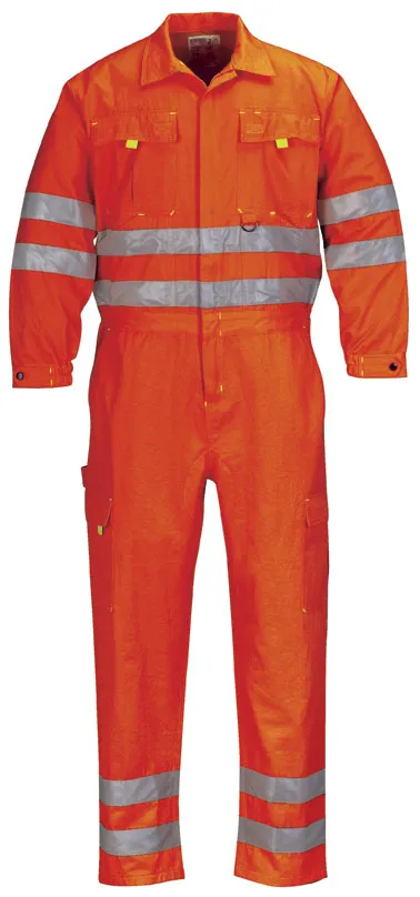 Ropa de trabajo Hivis con cinta reflectante para seguridad, mono protector para trabajo