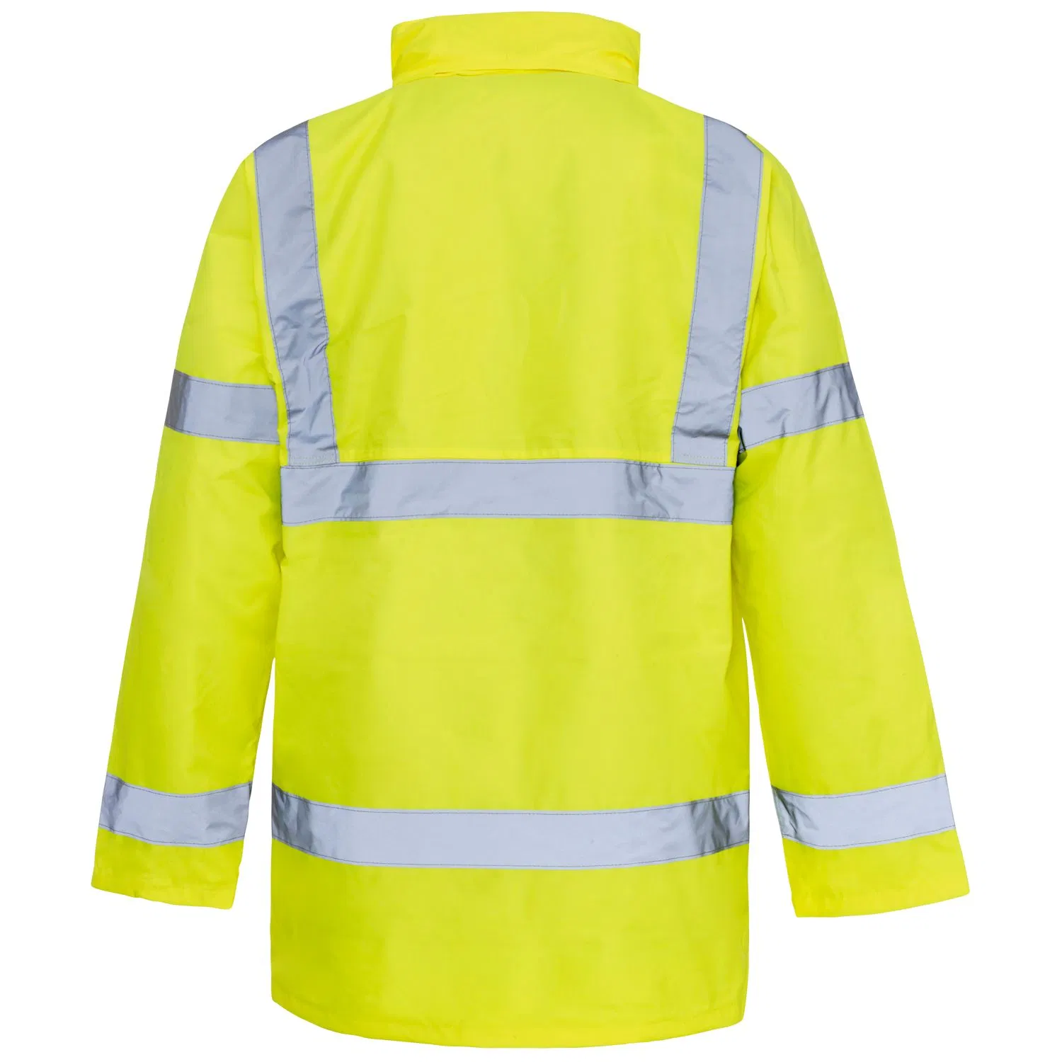 Chaqueta reflectante de alta visibilidad naranja amarilla para trabajo, ropa de seguridad para protección
