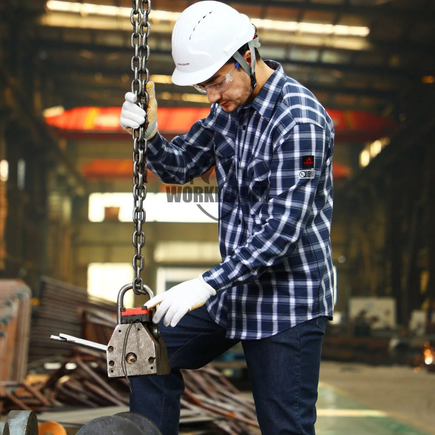 Ropa de trabajo protectora certificada CE de OEM Nfpa2112 camisa de seguridad