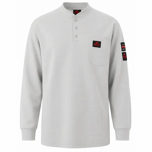 Workwear Henley Shirt Detail 2