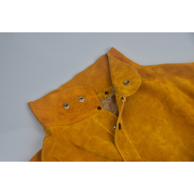 Chaqueta de cuero de soldadura de traje Ropa de trabajo Ropa protectora Abrigo 386